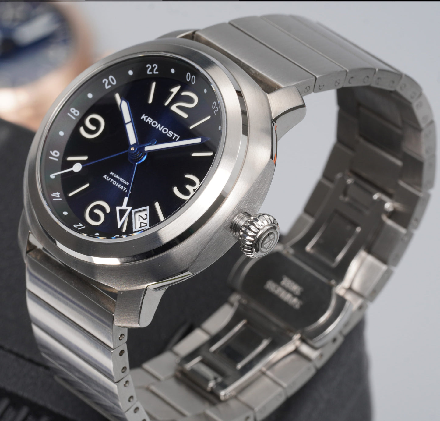 Solid steel bracelet.