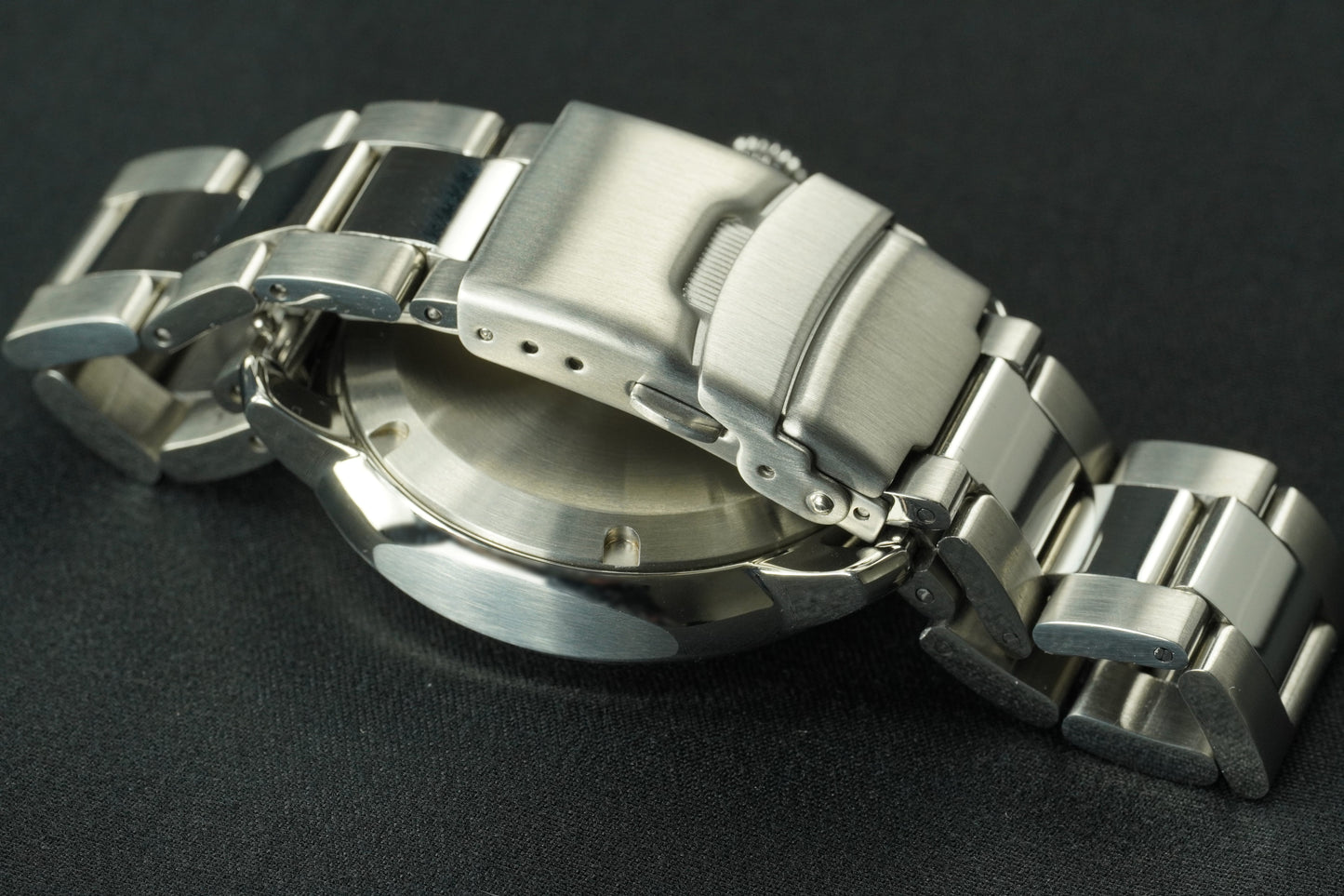 Solid steel bracelet.