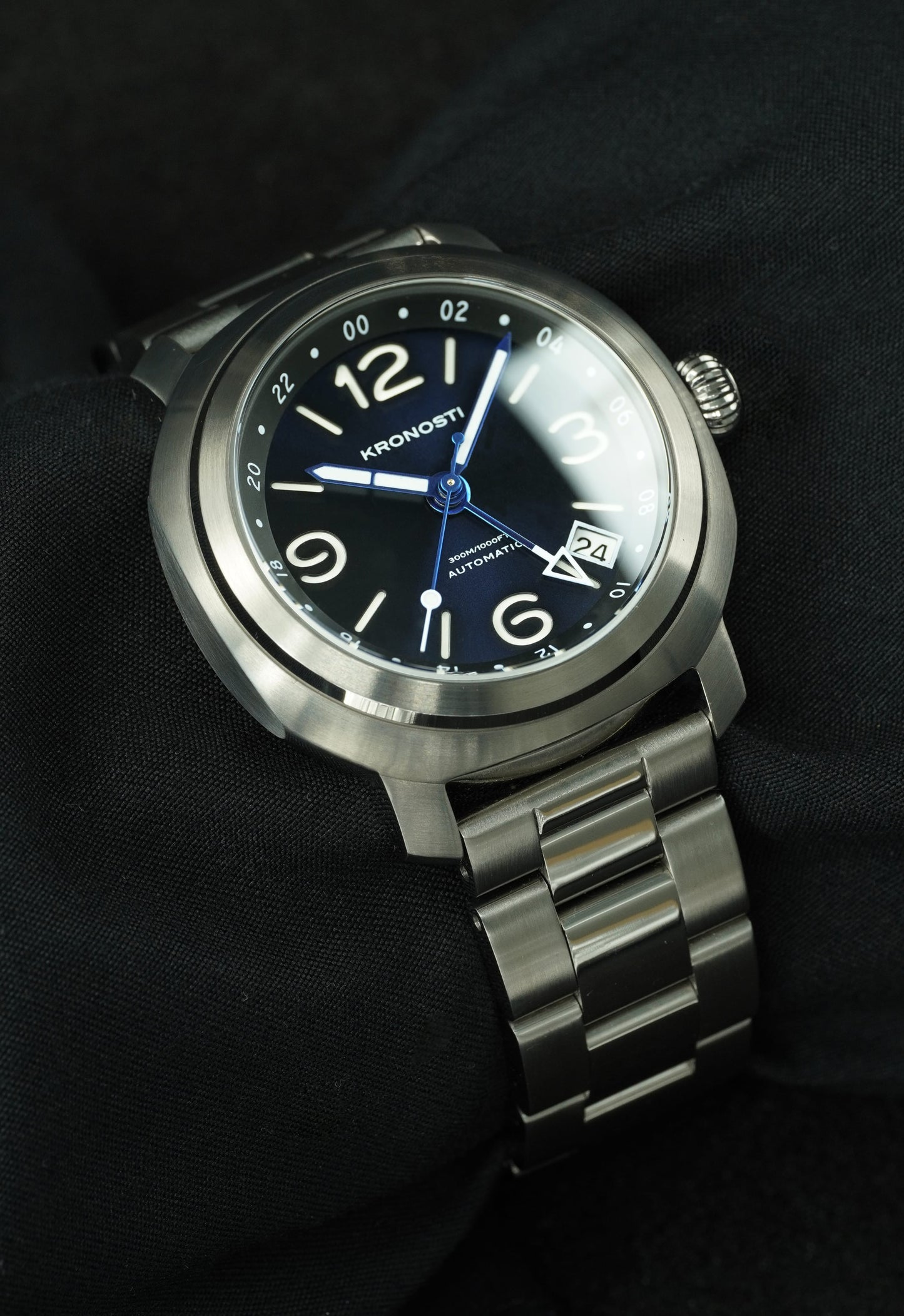 Solid steel bracelet.