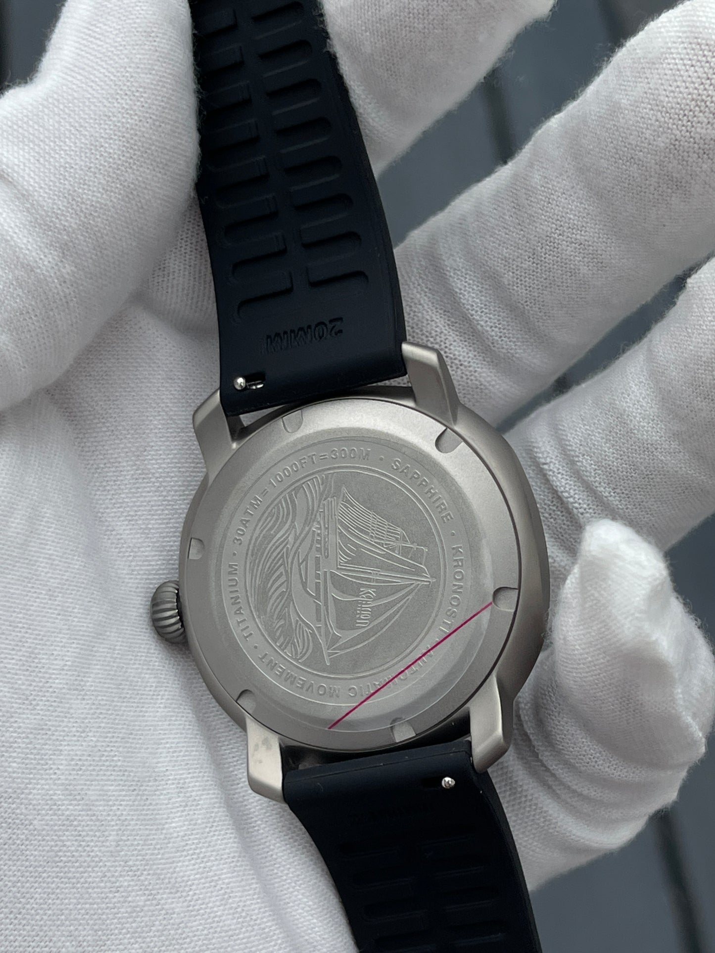 KRONOSTI Limited Edition Meteorite Dial Automatic Men’s Watch | 300M Titanium Diver