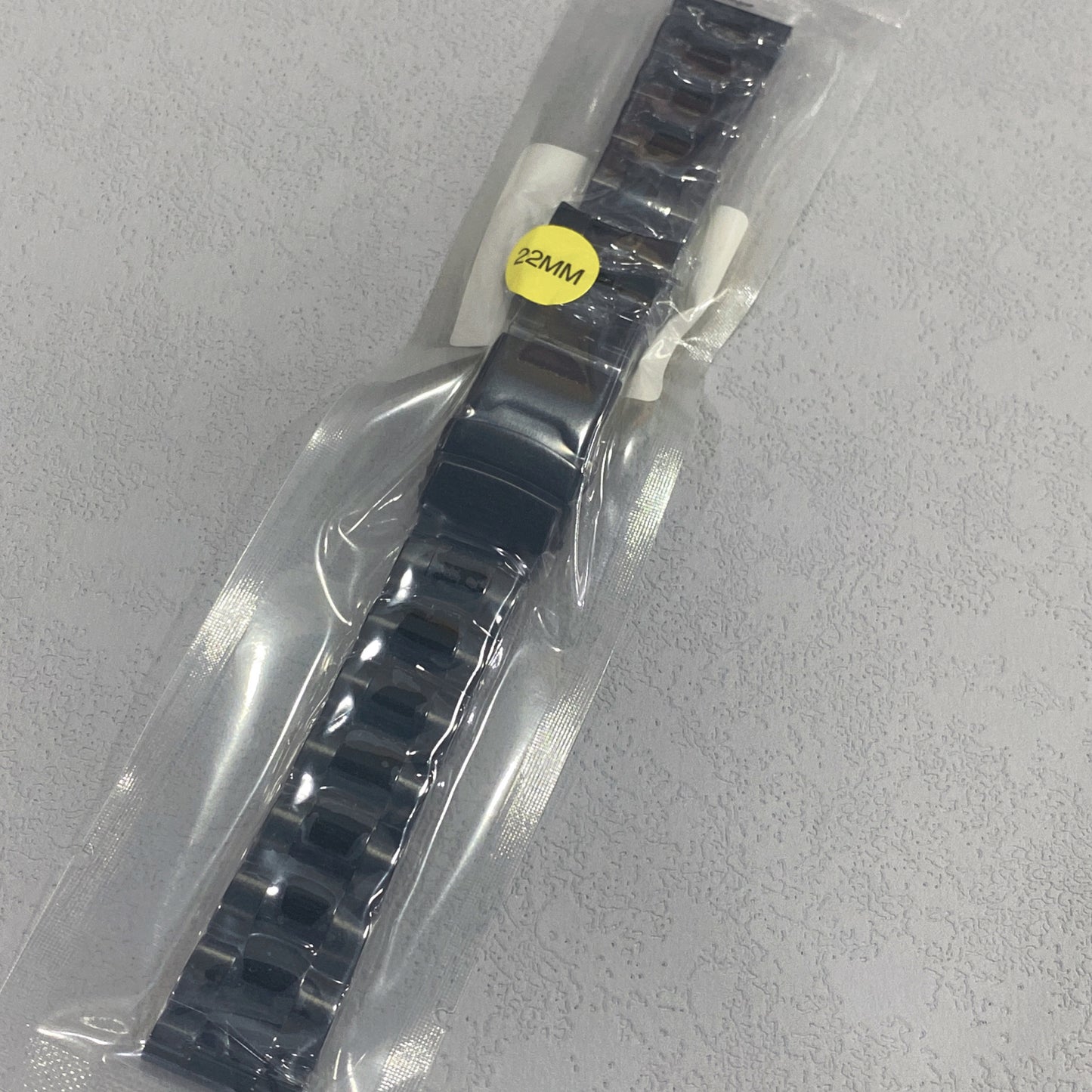 Solid steel bracelet.