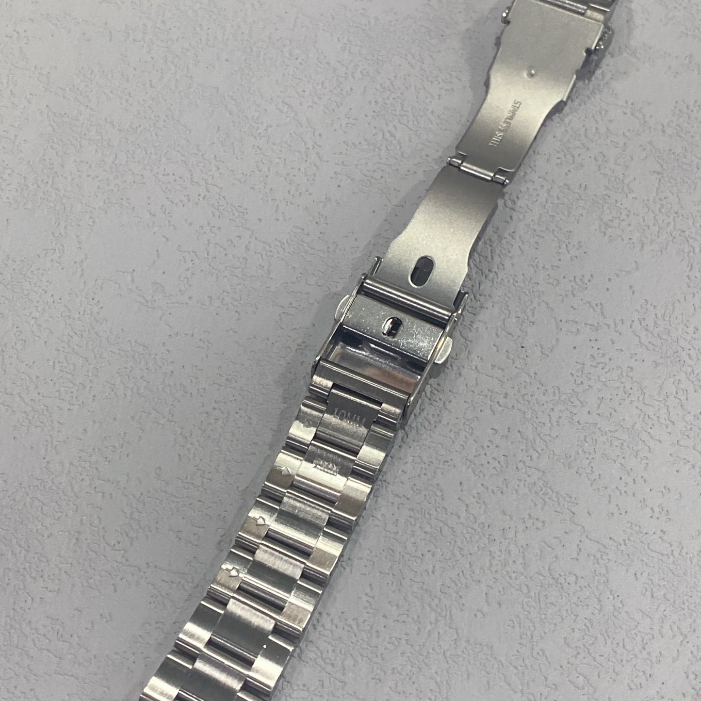 Solid steel bracelet.