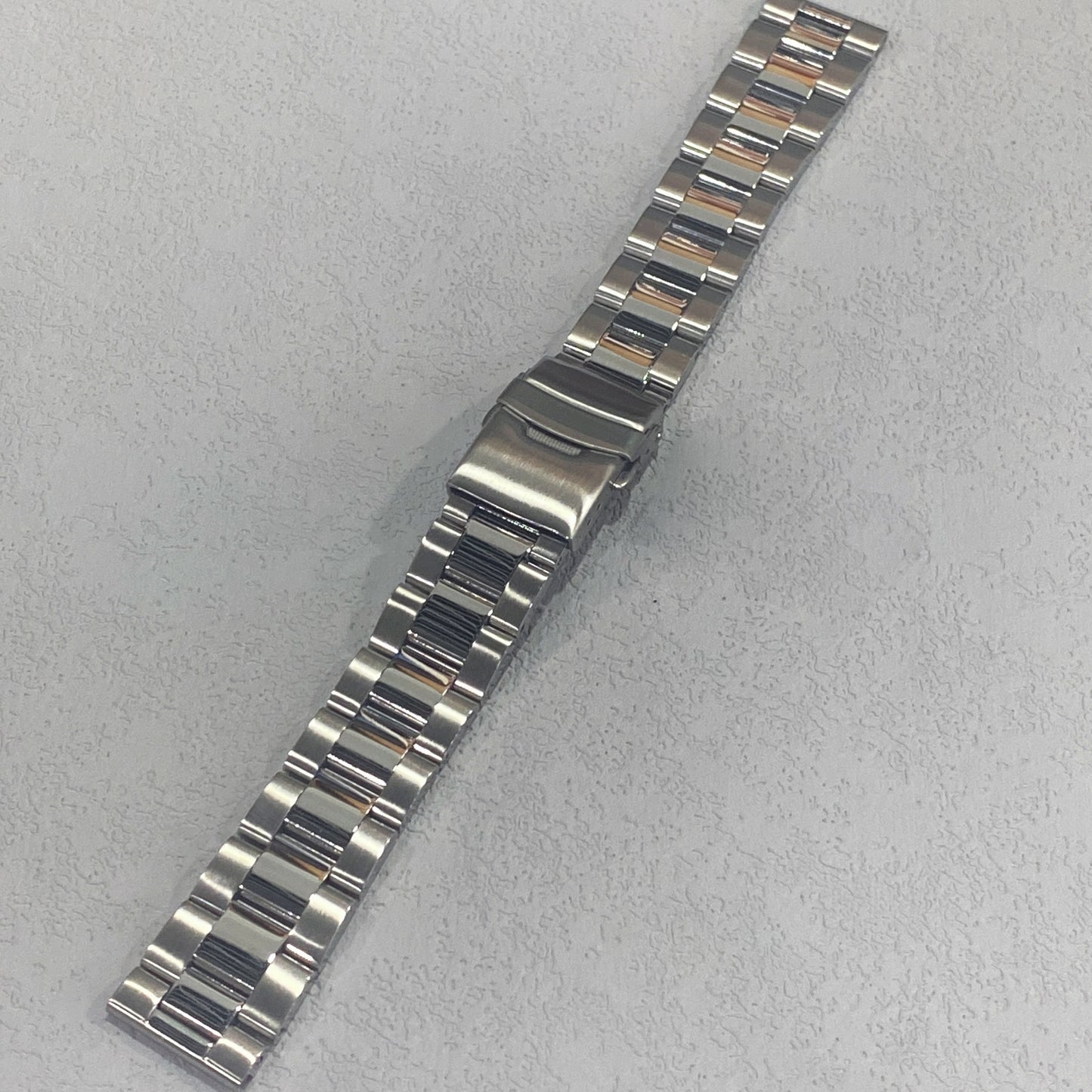 Solid steel bracelet.
