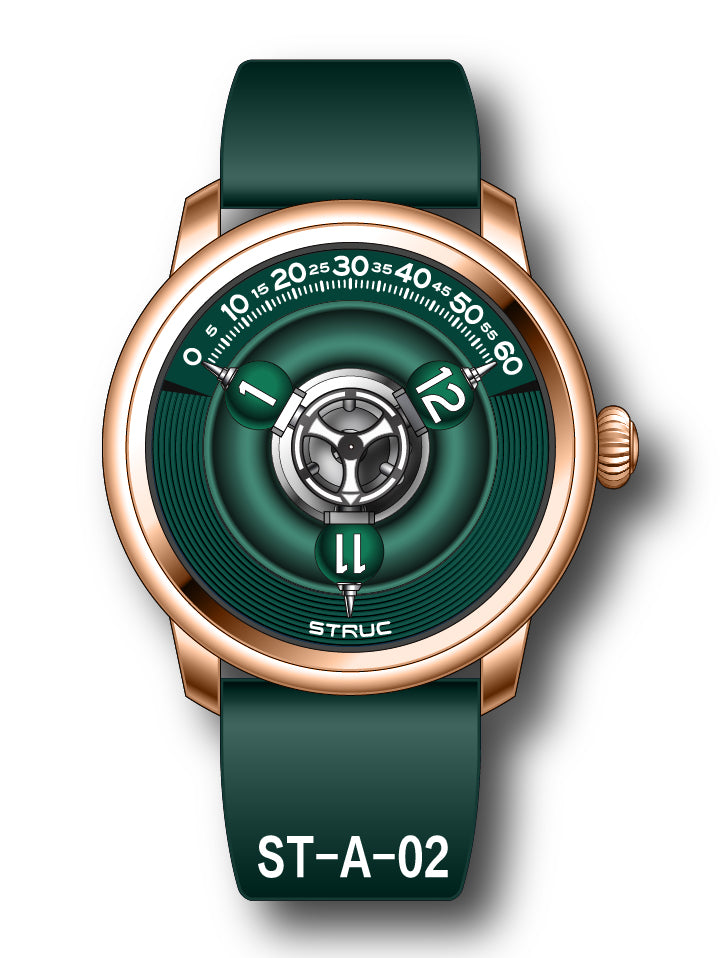 Time Shuttle Mechanical Watch – Redefining Time | Split-Color Chapter Ring