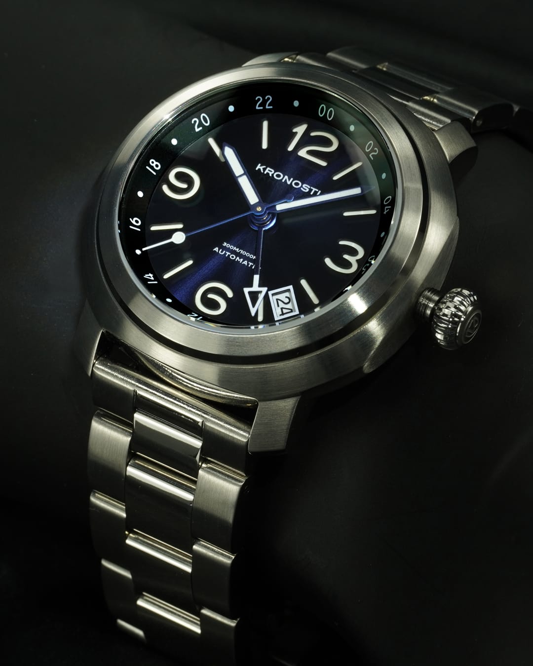 Solid steel bracelet.