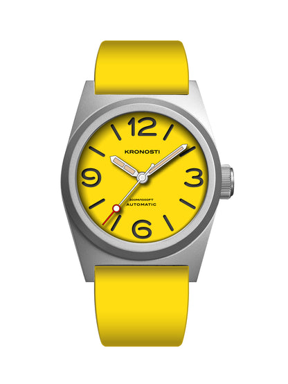 KRONOSTI Shark Shadow Diver – Minimal Index Dial