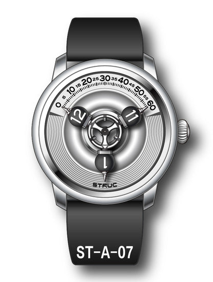 Time Shuttle Mechanical Watch – Redefining Time | Split-Color Chapter Ring