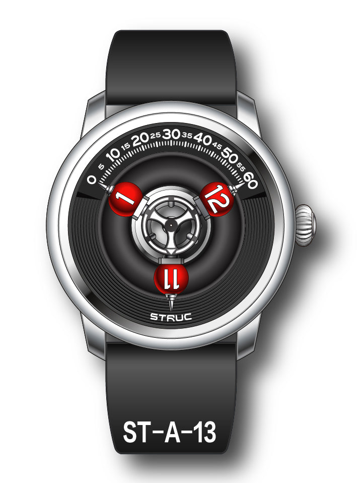 Time Shuttle Mechanical Watch – Redefining Time | Split-Color Chapter Ring