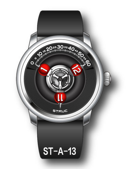 Time Shuttle Mechanical Watch – Redefining Time | Split-Color Chapter Ring