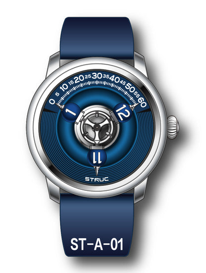 Time Shuttle Mechanical Watch – Redefining Time | Split-Color Chapter Ring