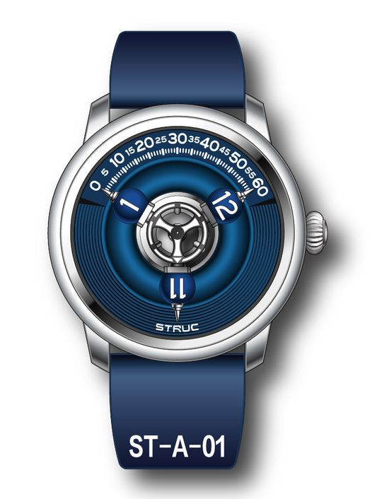 Time Shuttle Mechanical Watch – Redefining Time | Split-Color Chapter Ring
