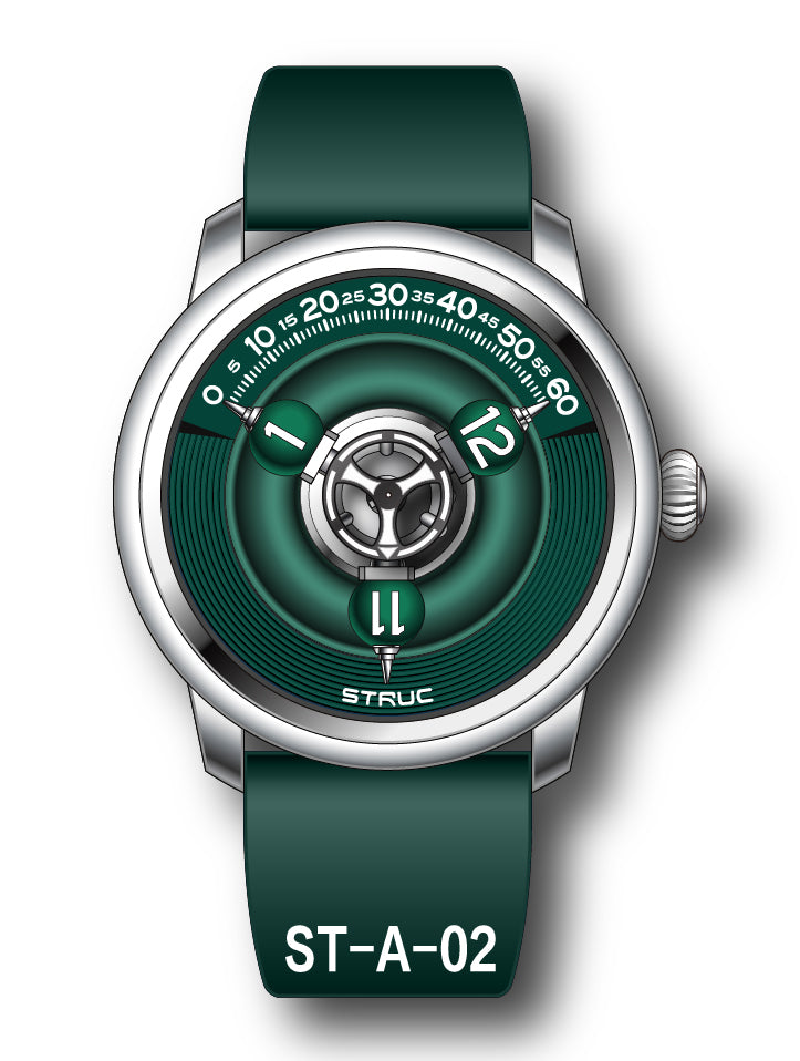 Time Shuttle Mechanical Watch – Redefining Time | Split-Color Chapter Ring