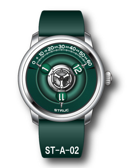 Time Shuttle Mechanical Watch – Redefining Time | Split-Color Chapter Ring