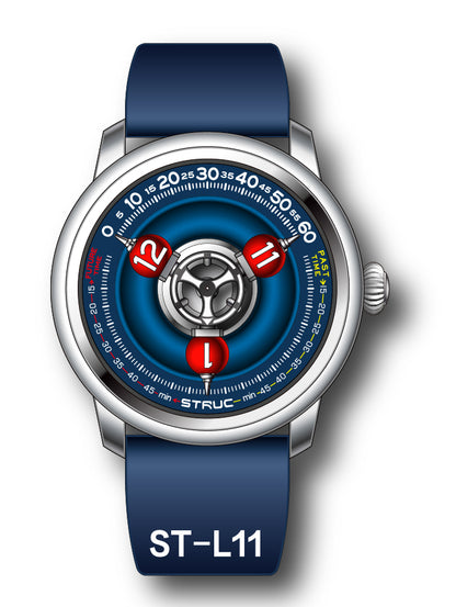 Time Shuttle Mechanical Watch – Redefining Time | Single-Color Chapter Ring