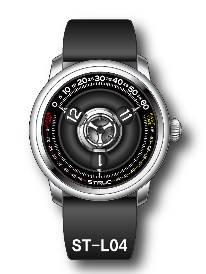 Time Shuttle Mechanical Watch – Redefining Time | Single-Color Chapter Ring