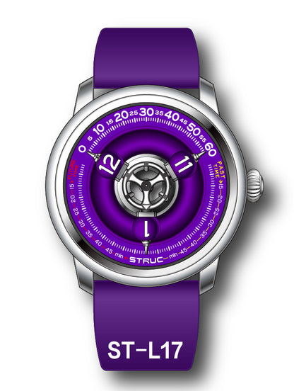 Time Shuttle Mechanical Watch – Redefining Time | Single-Color Chapter Ring