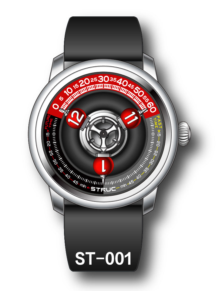 Time Shuttle Mechanical Watch – Redefining Time |Tri-Color Chapter Ring