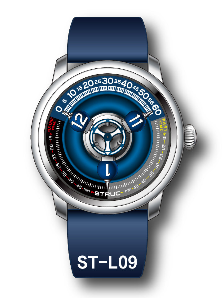 Time Shuttle Mechanical Watch – Redefining Time |Tri-Color Chapter Ring