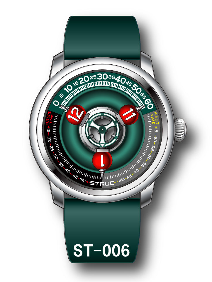 Time Shuttle Mechanical Watch – Redefining Time |Tri-Color Chapter Ring