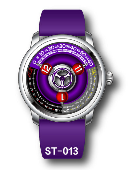 Time Shuttle Mechanical Watch – Redefining Time |Tri-Color Chapter Ring