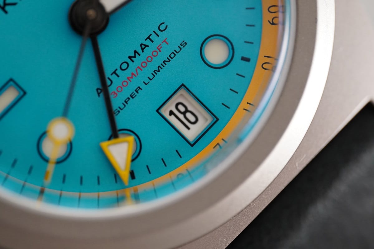 KRONOSTI Shark Shadow Diver – GMT Sunburst Blue