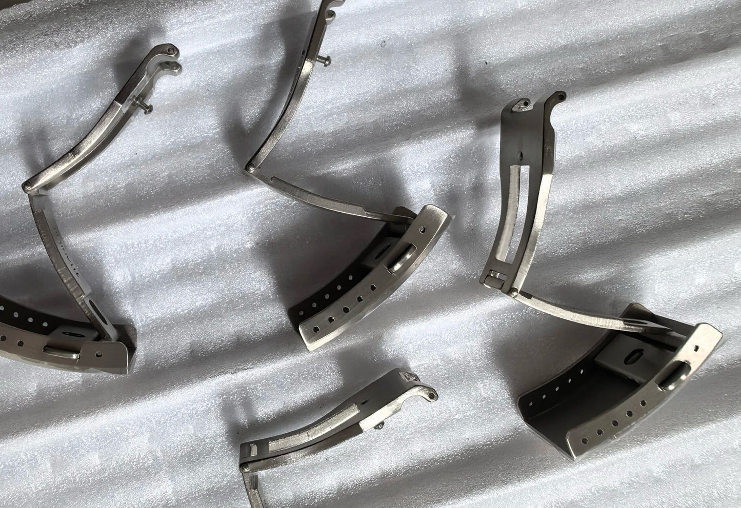 Full titanium alloy band  double-press safety titanium buckle