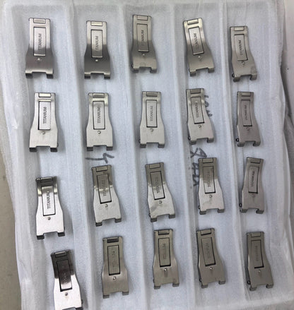 Full titanium alloy band  double-press safety titanium buckle