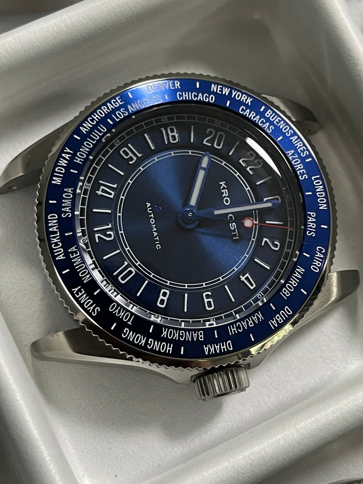KRONOSTI Deep Explorer – 24H World Timer