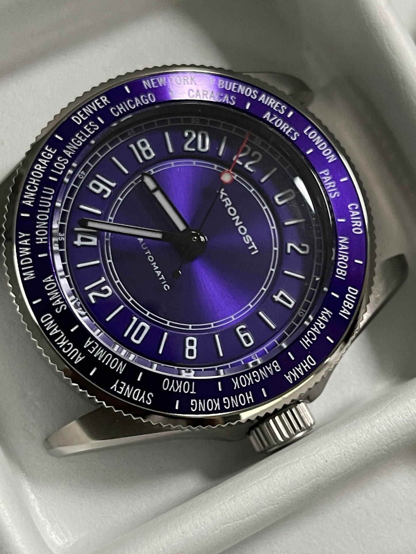 KRONOSTI Deep Explorer – 24H World Timer