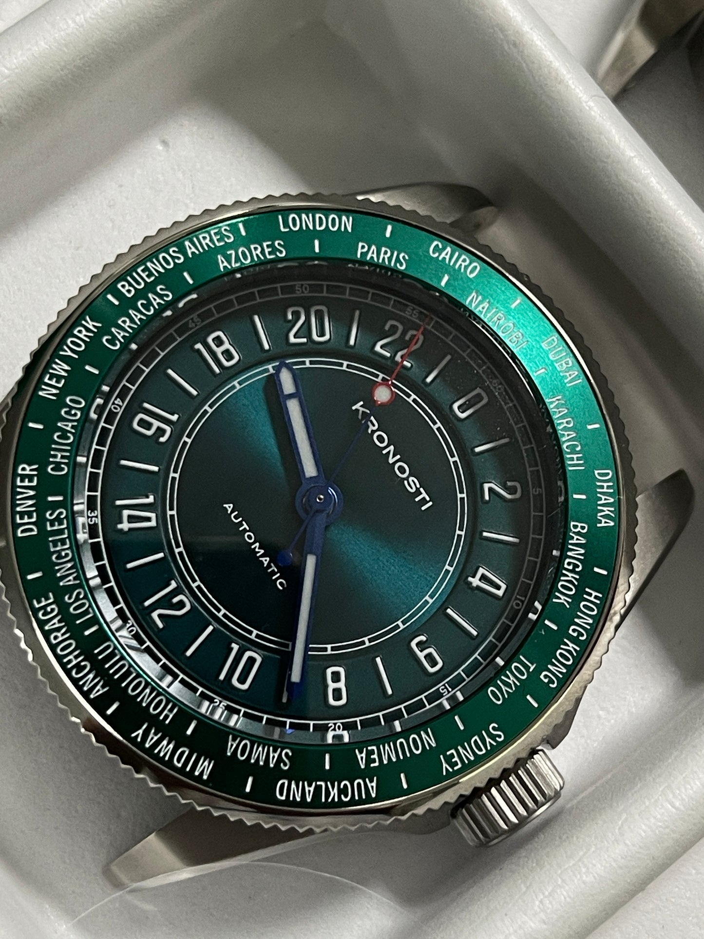 KRONOSTI Deep Explorer – 24H World Timer