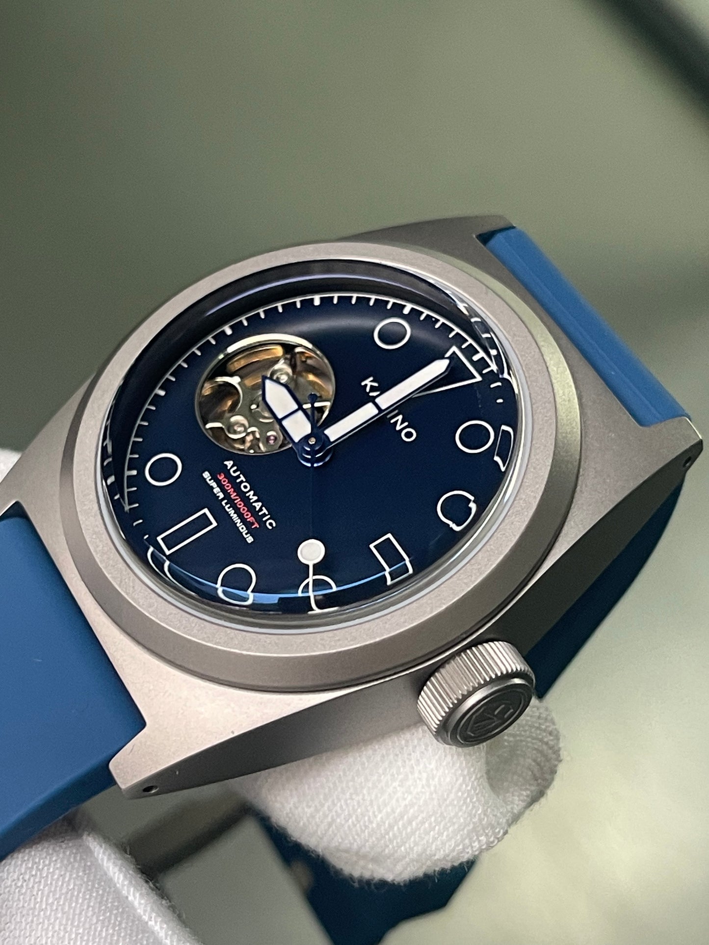 KRONOSTI Shark Shadow Diver – Skeleton Dial