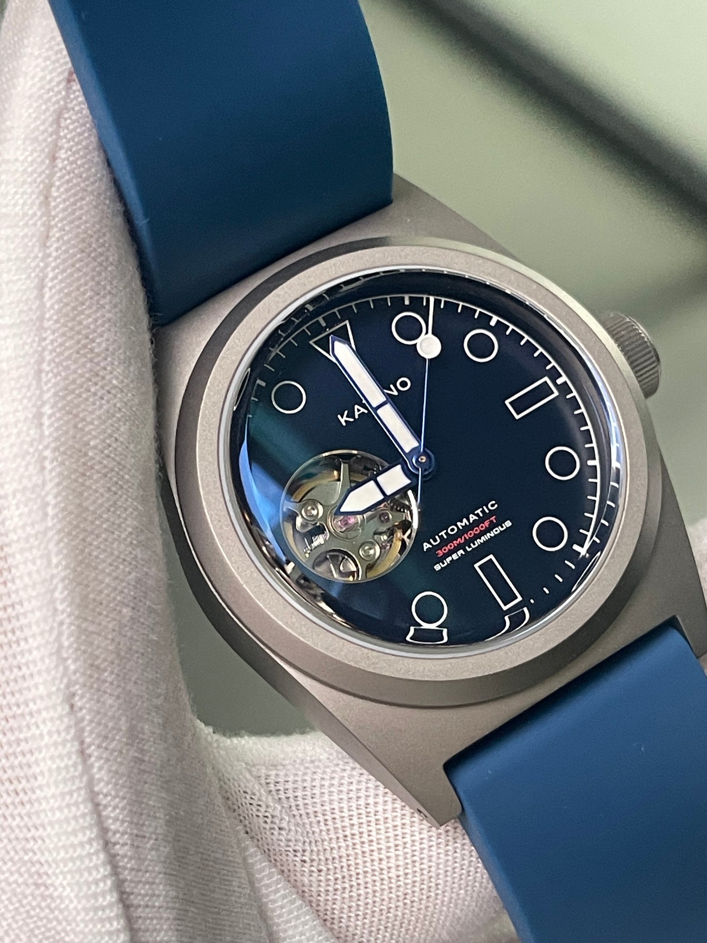 KRONOSTI Shark Shadow Diver – Skeleton Dial