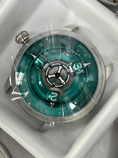 Time Shuttle Mechanical Watch – Redefining Time | Split-Color Chapter Ring