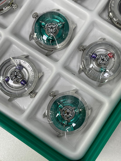 Time Shuttle Mechanical Watch – Redefining Time | Split-Color Chapter Ring