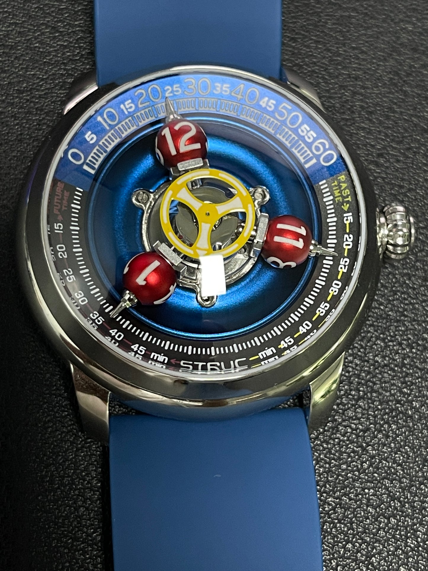 Time Shuttle Mechanical Watch – Redefining Time |Tri-Color Chapter Ring
