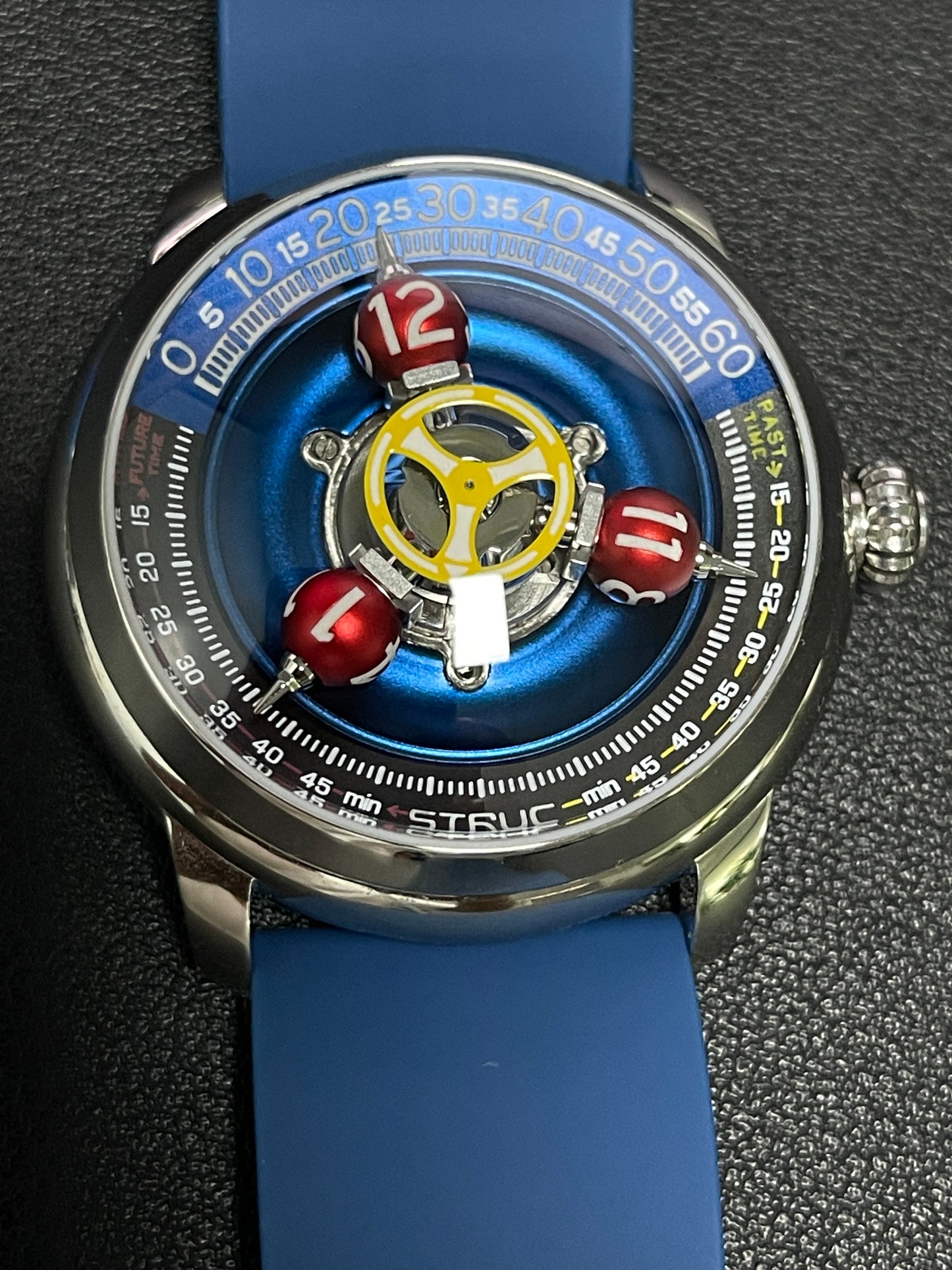 Time Shuttle Mechanical Watch – Redefining Time |Tri-Color Chapter Ring