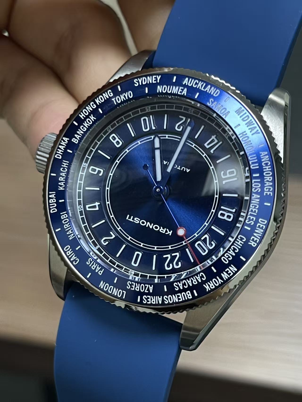 KRONOSTI Deep Explorer – Radial 24H Dial