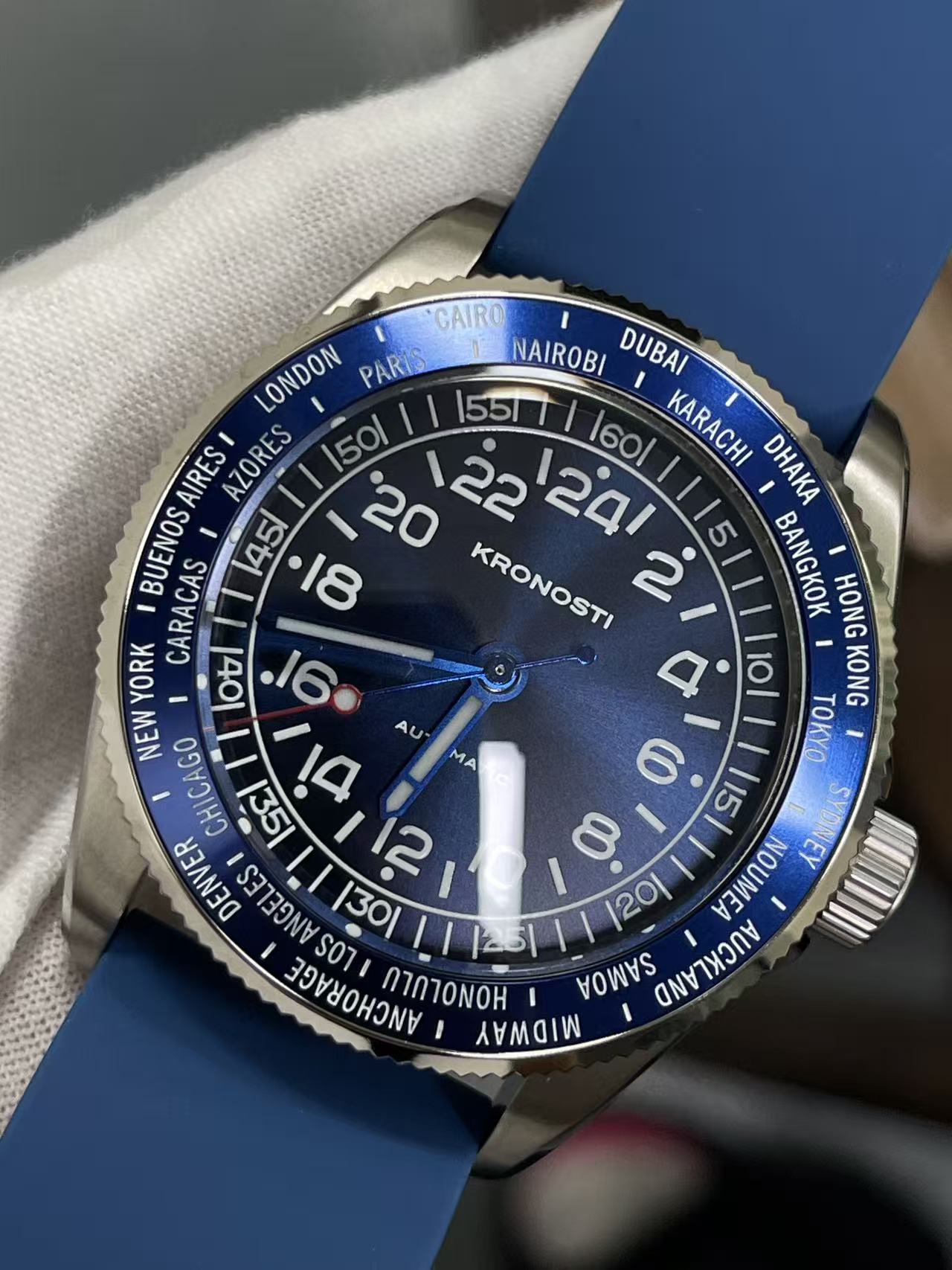 KRONOSTI Deep Explorer – Radial 24H Dial