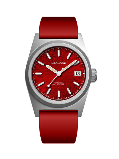KRONOSTI Shark Shadow Diver – Guilloché Dial (Date)