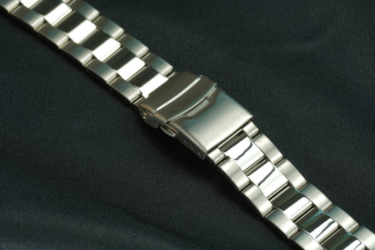 Solid steel bracelet.
