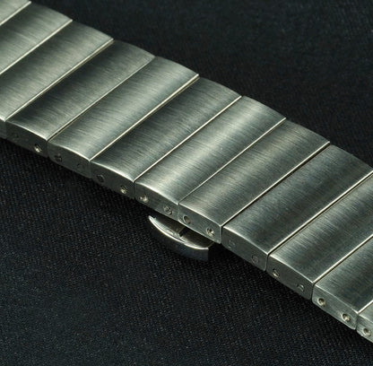 Solid steel bracelet.