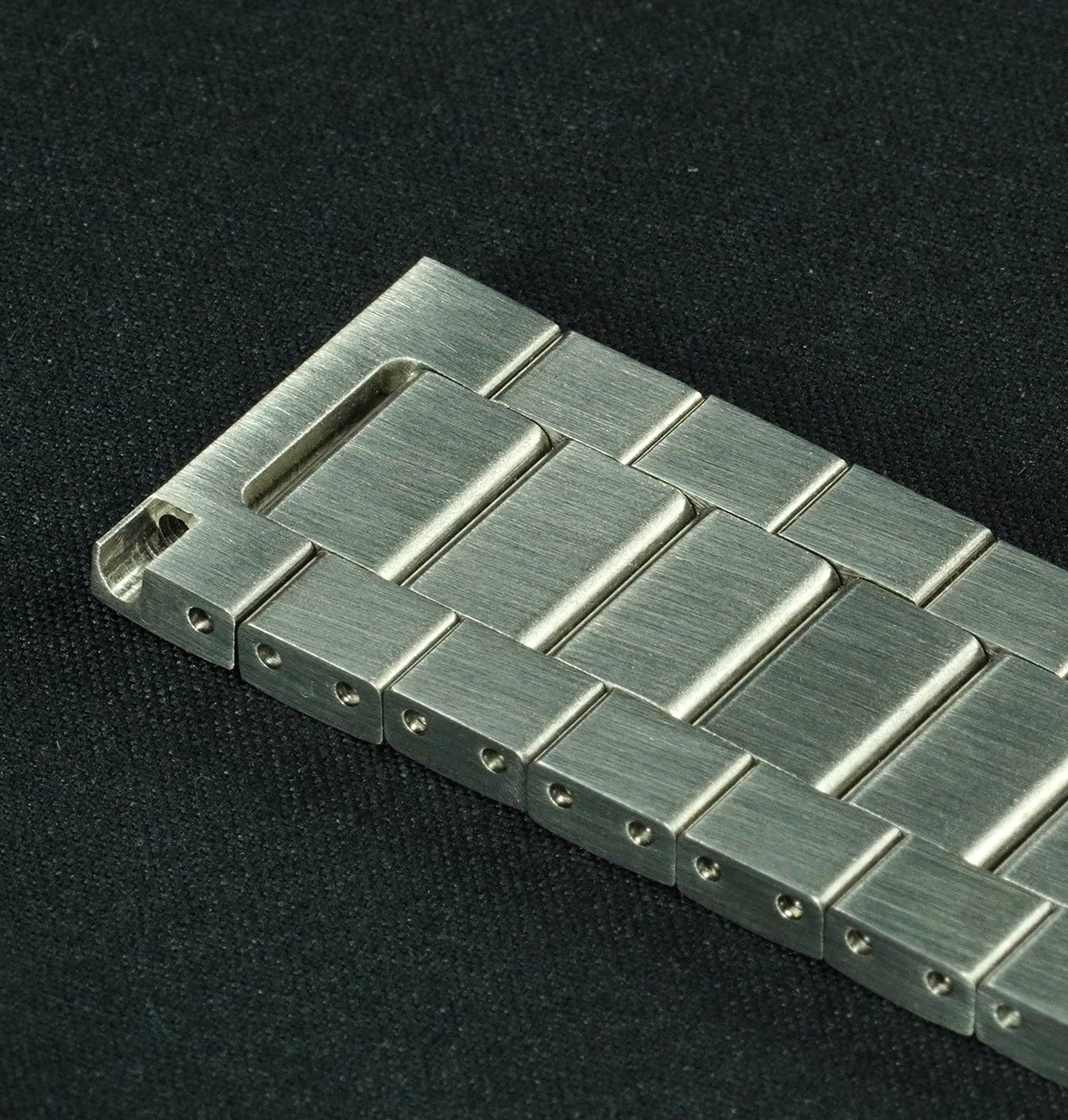 Solid steel bracelet.
