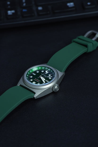 KRONOSTI Shark Shadow Diver – GMT Sunburst Blue