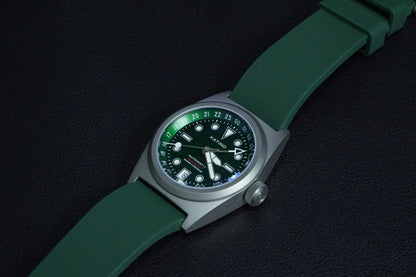 KRONOSTI Shark Shadow Diver – GMT Sunburst Blue