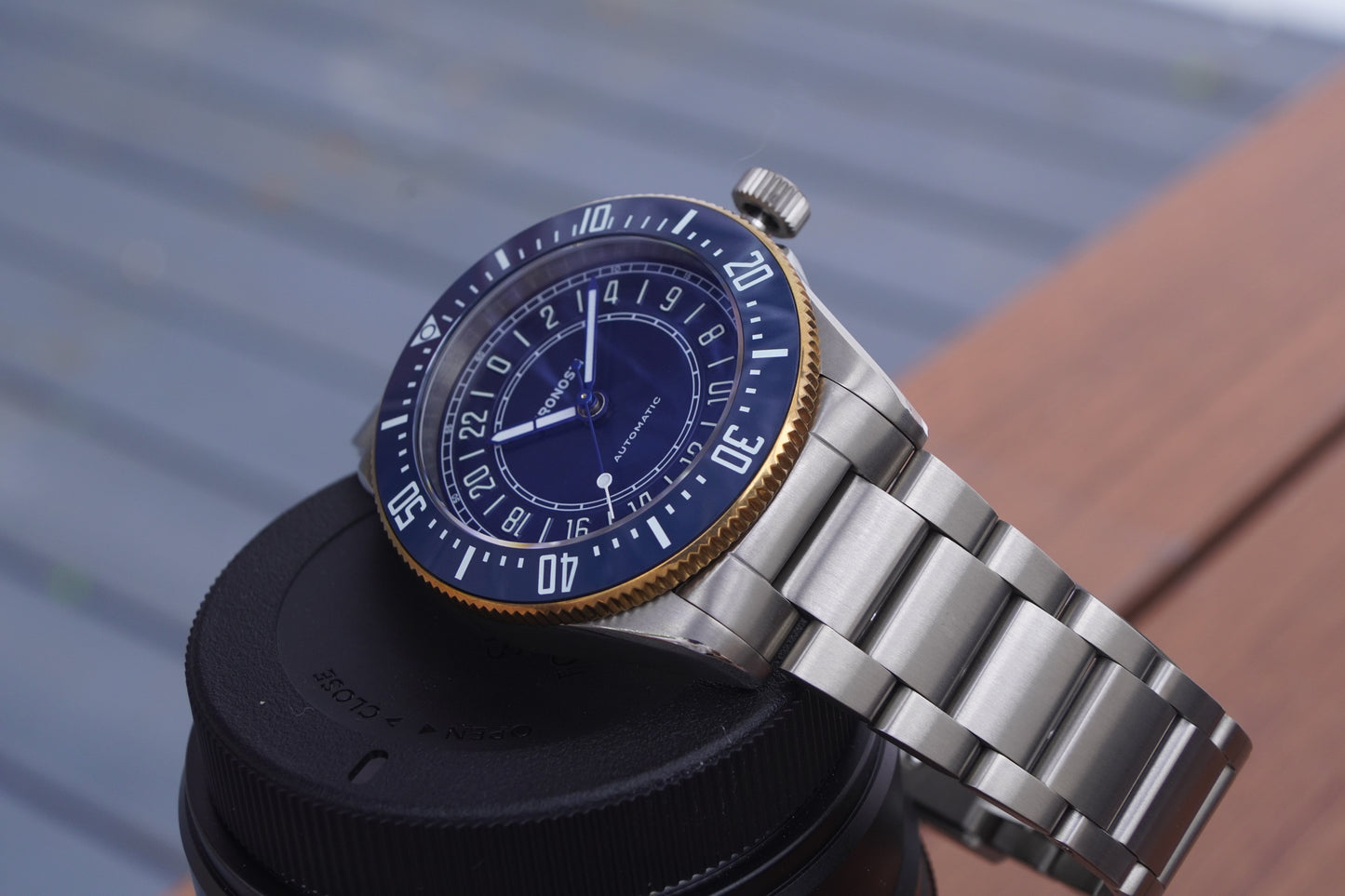 KRONOSTI Deep Explorer – Meteorite Dial (Three-Hand with Date)