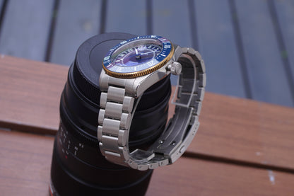KRONOSTI Deep Explorer – Aurora Titanium GMT Series