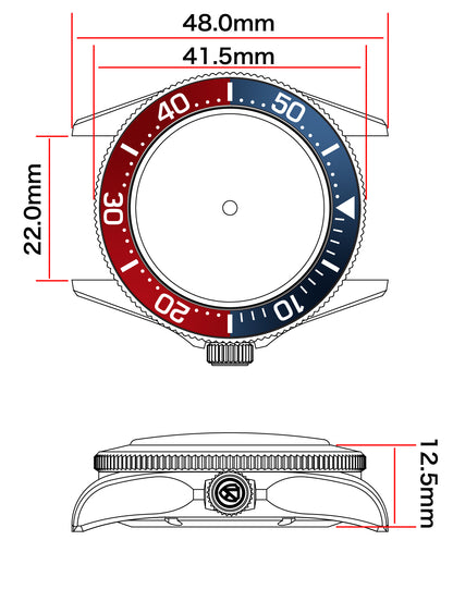 KRONOSTI Deep Explorer – Radial 24H Dial