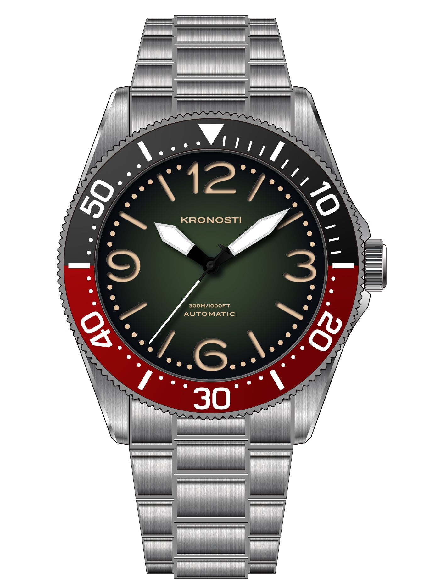 KRONOSTI Deep Explorer – Heritage Diver（Three-Hand）