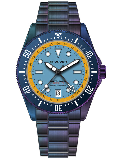 KRONOSTI Deep Explorer – Aurora Titanium GMT Series