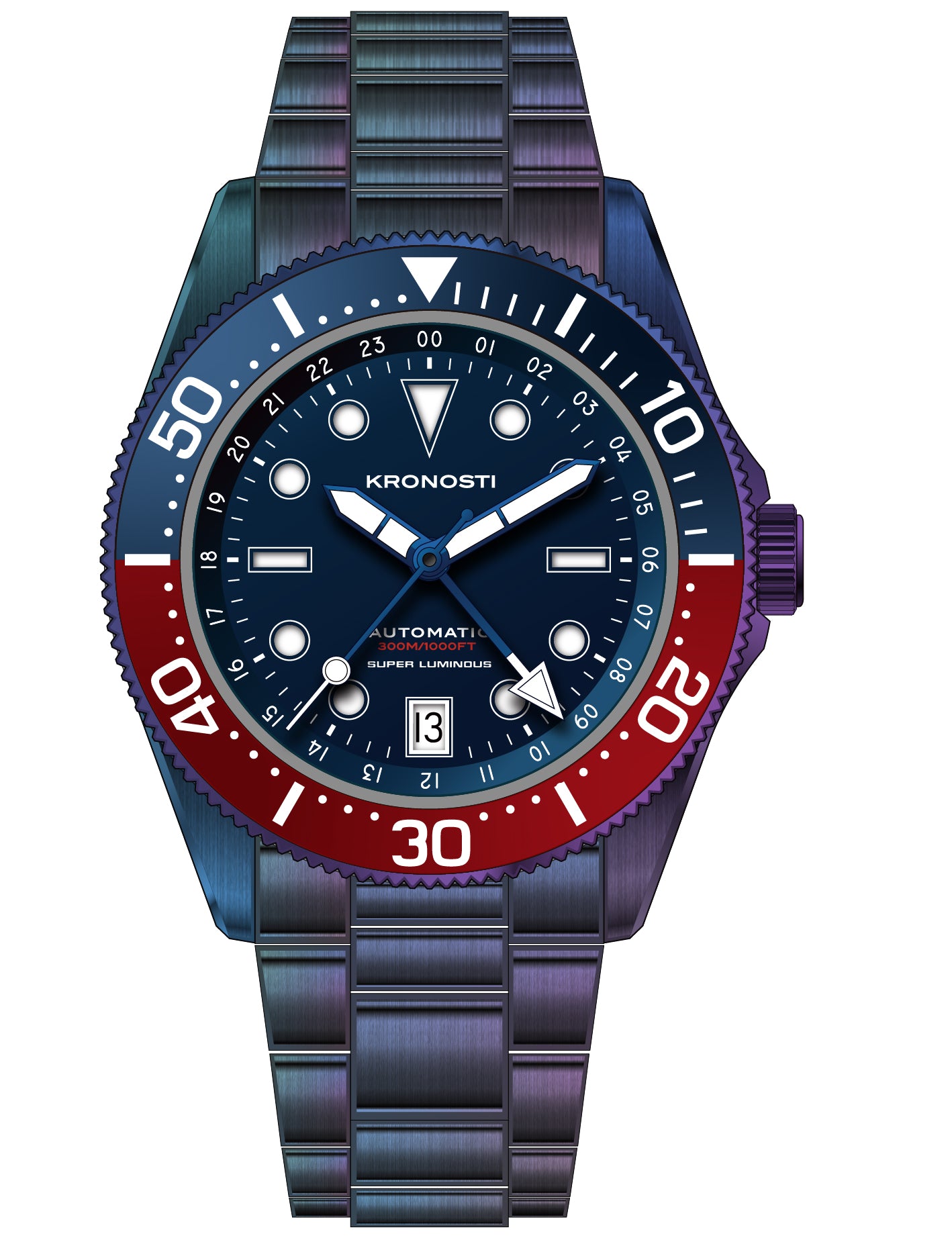 KRONOSTI Deep Explorer – Aurora Titanium Series